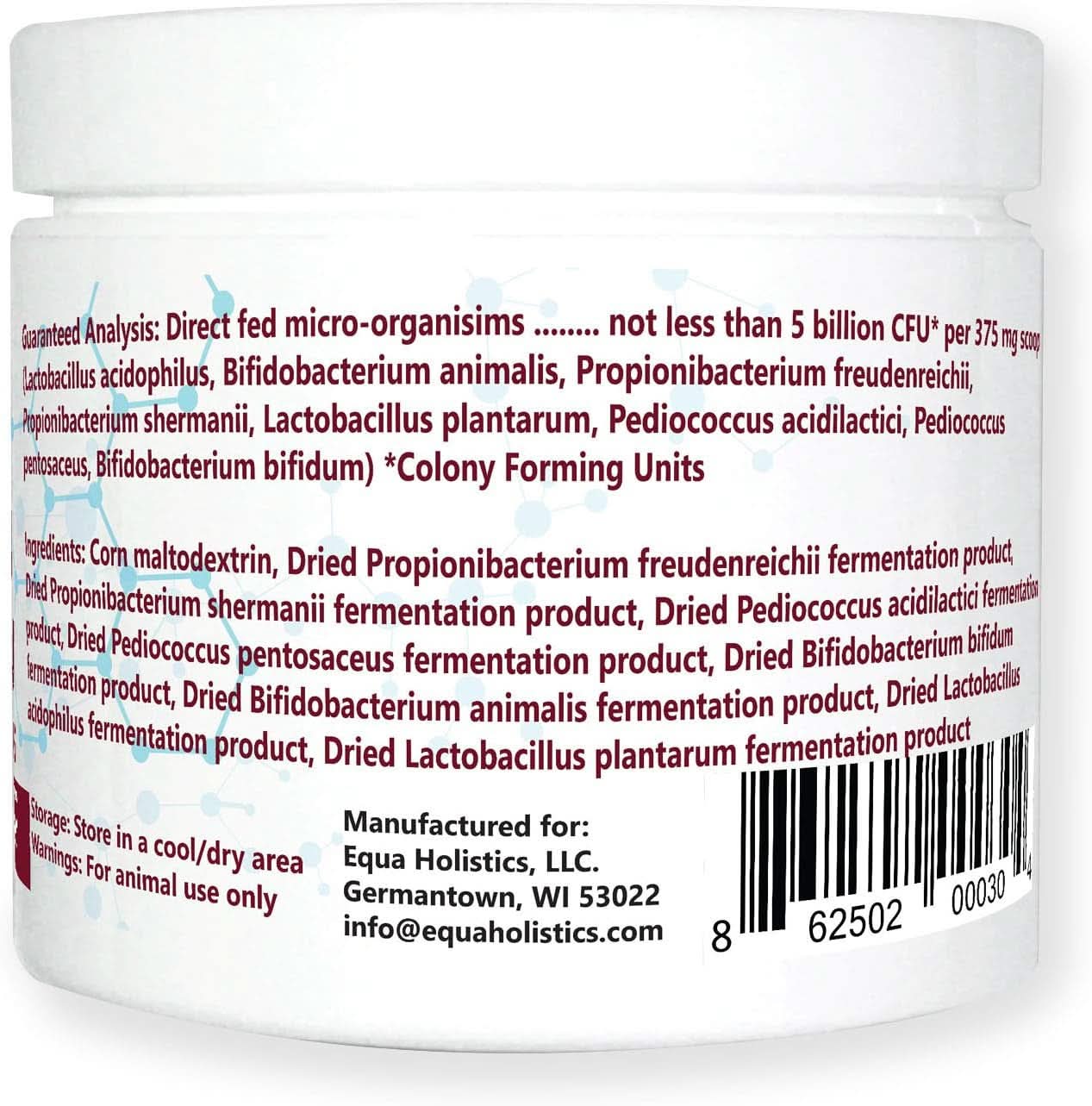Healthygut™ Avian Probiotics Dietary Supplement for Parrots - All-Natural Digestive Support Formula (120 Servings)
