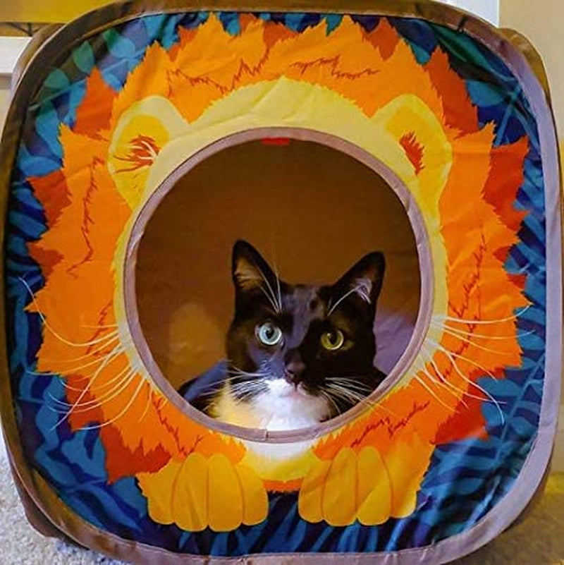 Safari Jungle Collapsible Cat Toy Cube Collection