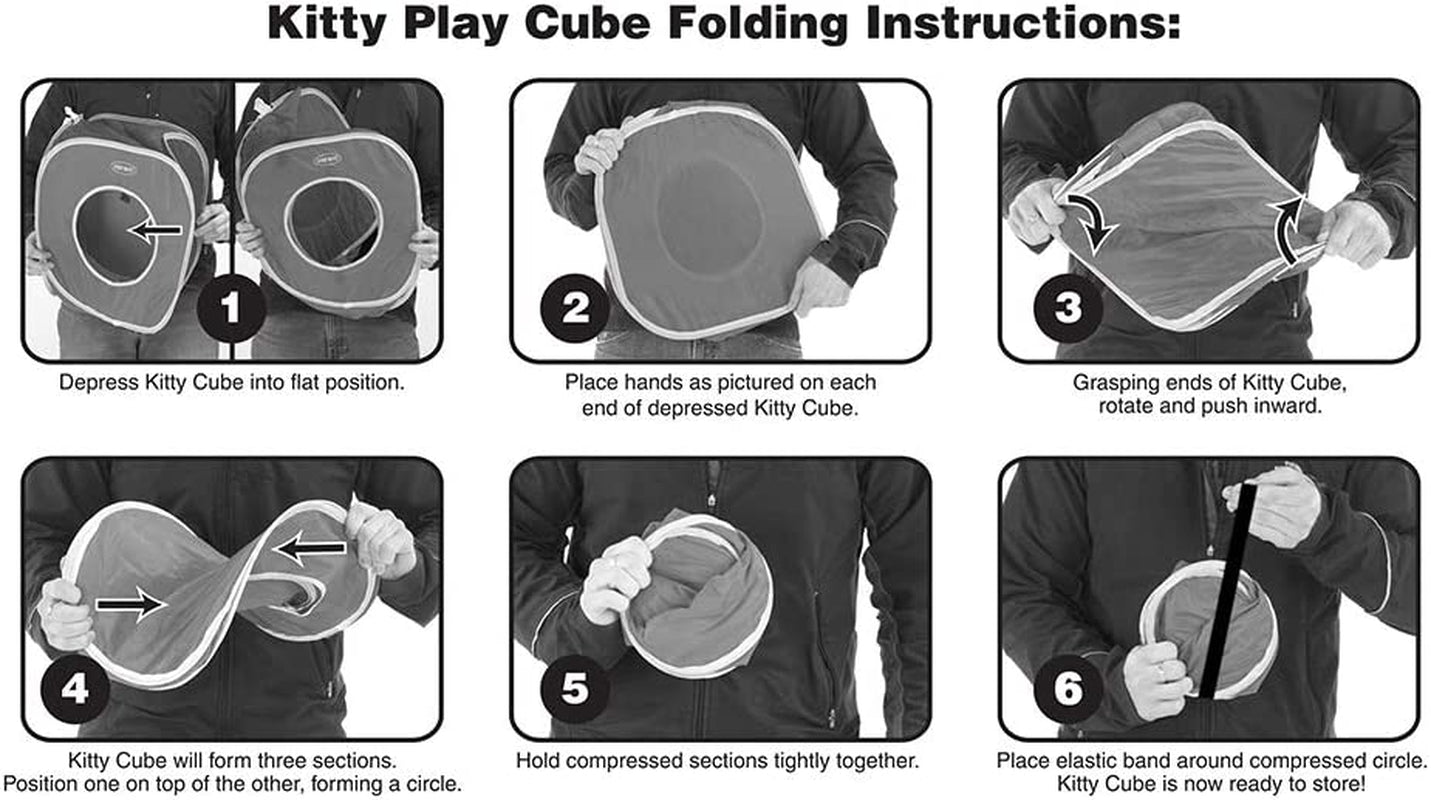 Safari Jungle Collapsible Cat Toy Cube Collection
