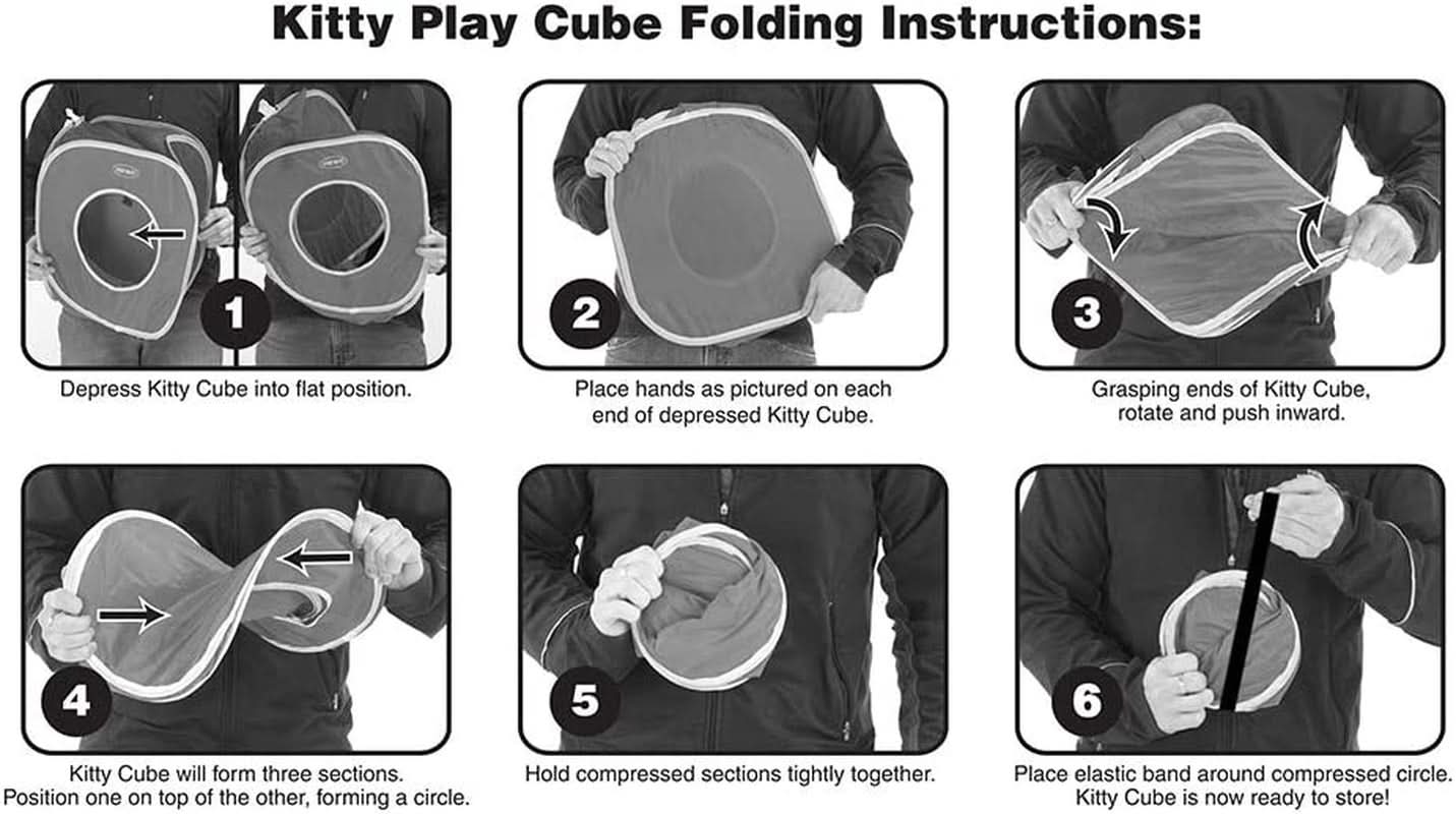 Safari Jungle Collapsible Cat Toy Cube Collection