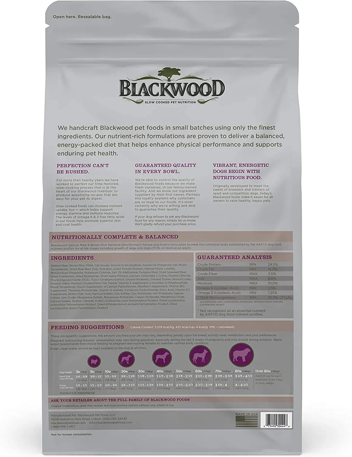 Special Diet Grain-Free Dry Dog Food for All Life Stages, 15 lb, Salmon Meal & Brown Rice Recipe for Sensitive Skin and Stomach