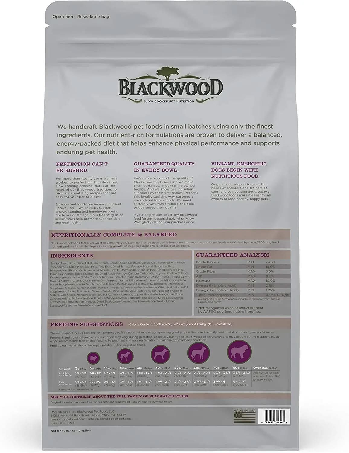 Special Diet Grain-Free Dry Dog Food for All Life Stages, 15 lb, Salmon Meal & Brown Rice Recipe for Sensitive Skin and Stomach