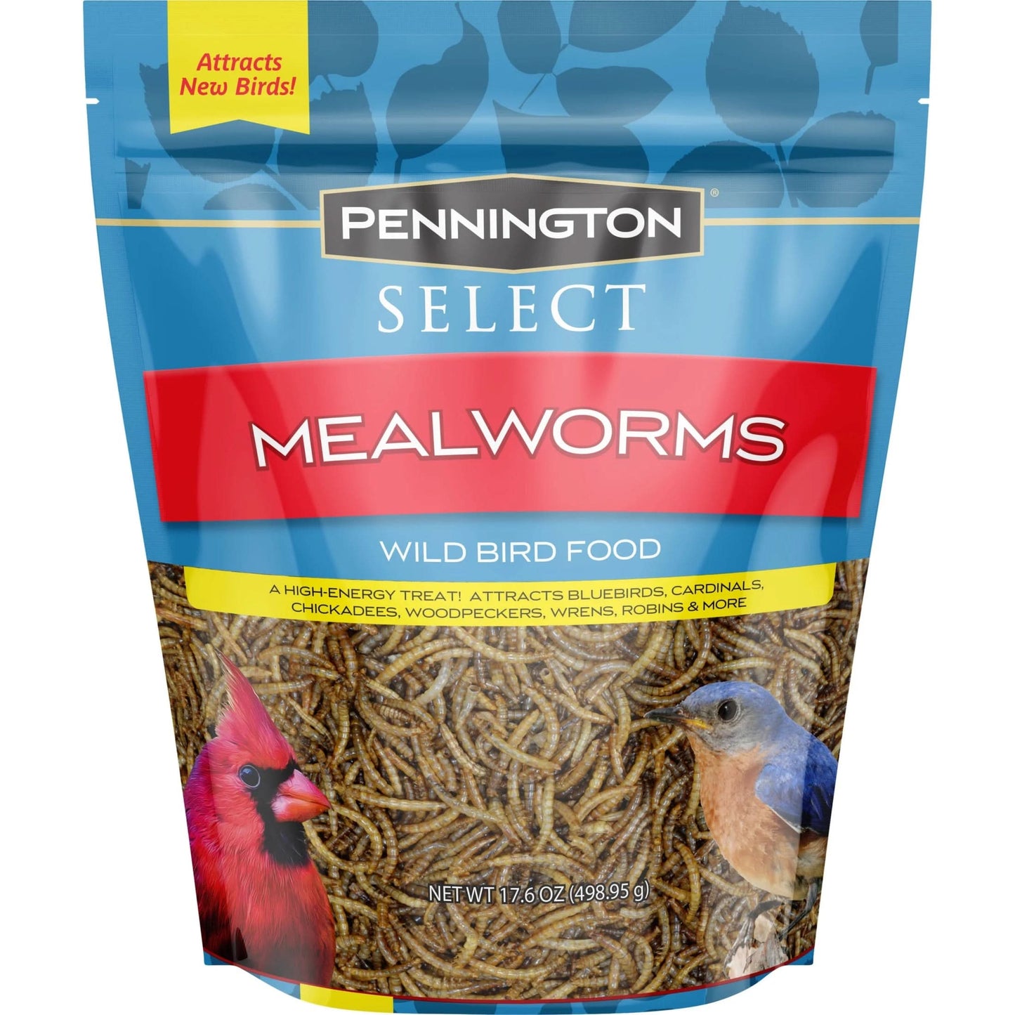 Select Mealworms, Bluebird and Wild Bird Food, 17.6 Oz. Bag, 1 Pack, Dry