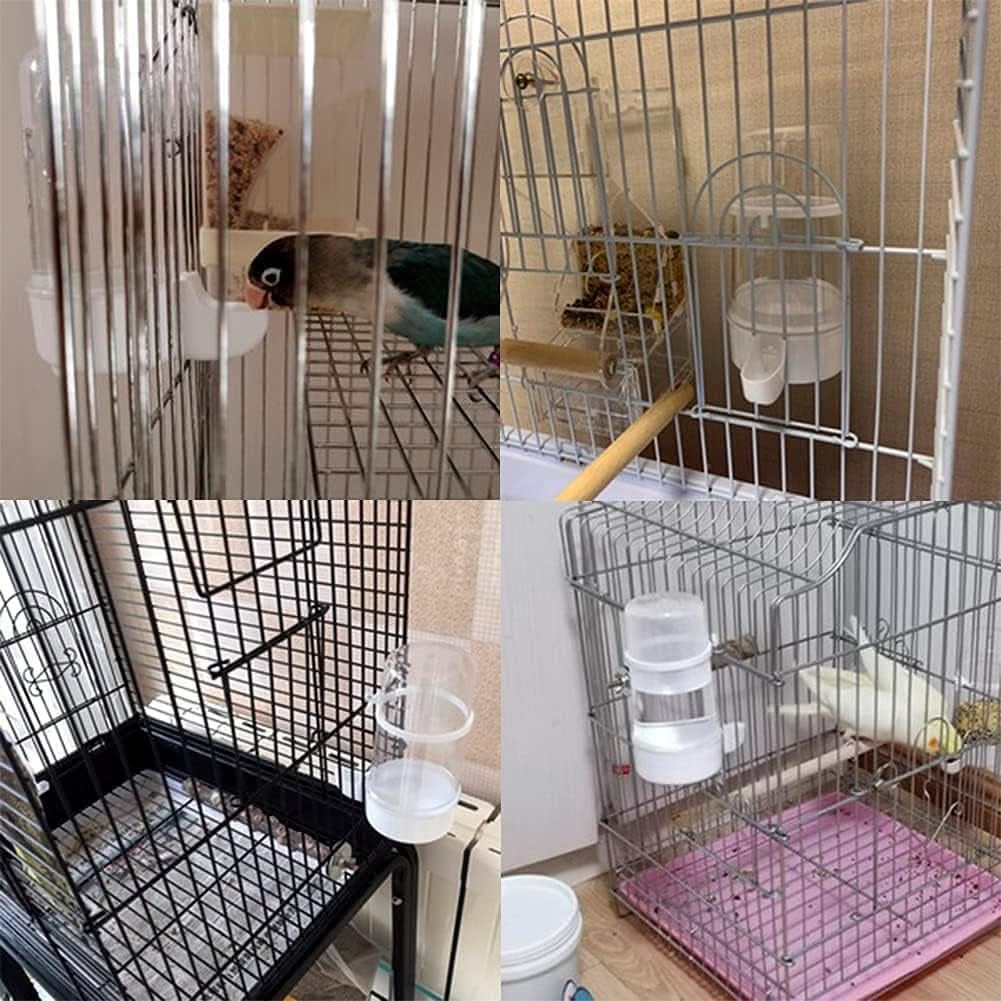 Automatic Bird Water Feeder, 13.5 Oz Suspended Water Dispenser for Parrots, Parakeets, Budgies, and Cockatiels (1 Piece)
