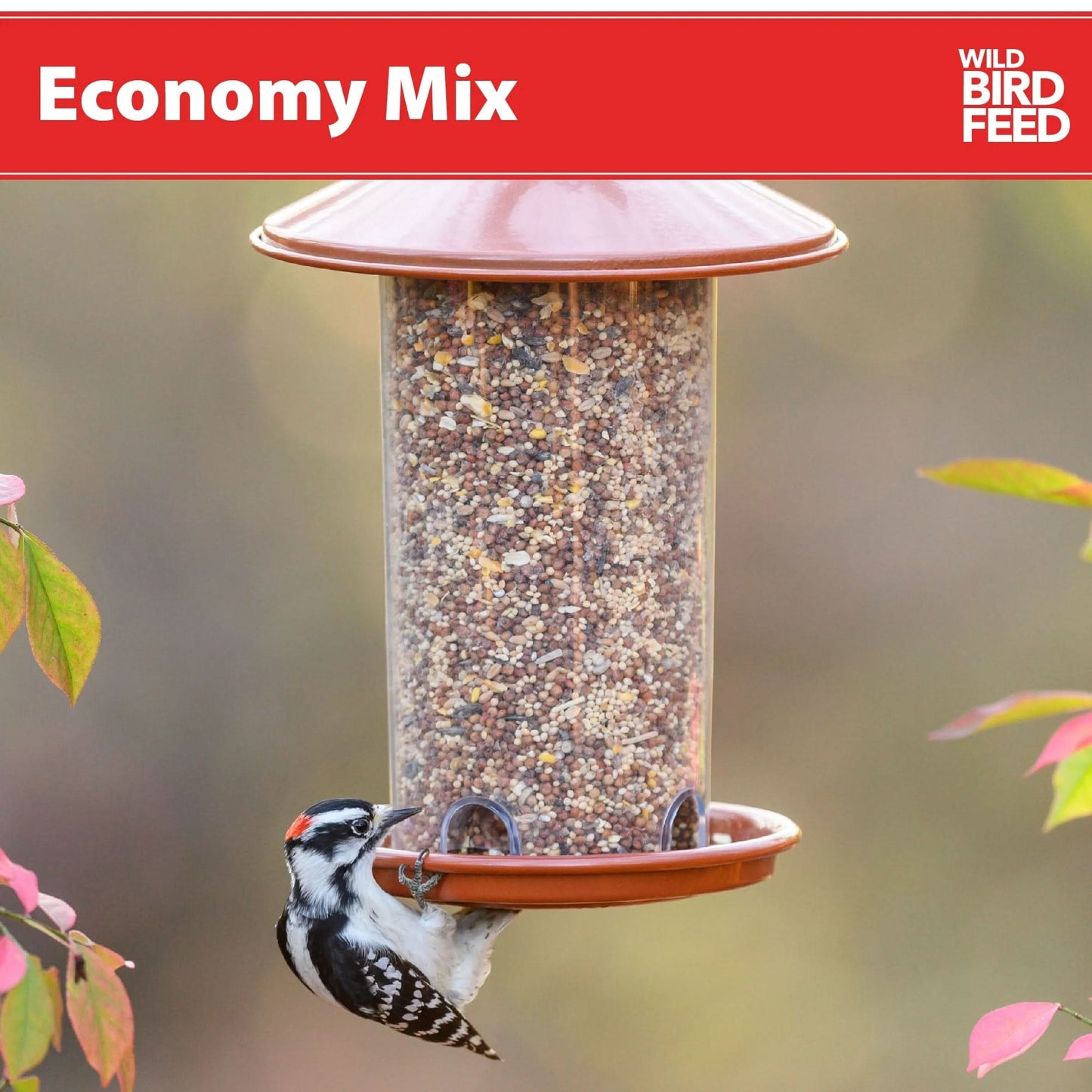Economy Mix Wild Bird Feed, Value Bird Seed Blend, Dry, 20 Lb. Bag