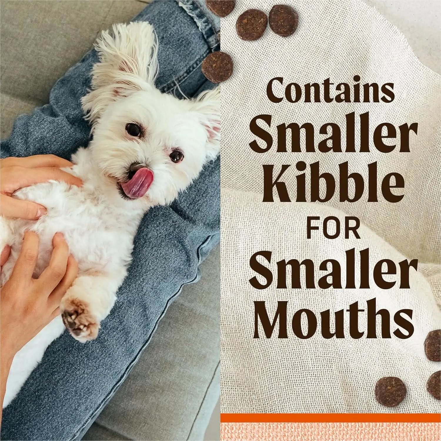 Lil' Plates Premium Grain-Free Dry Dog Food for Small Breeds, Real Texas Beef and Sweet Potato Kibble - 20 lb Bag