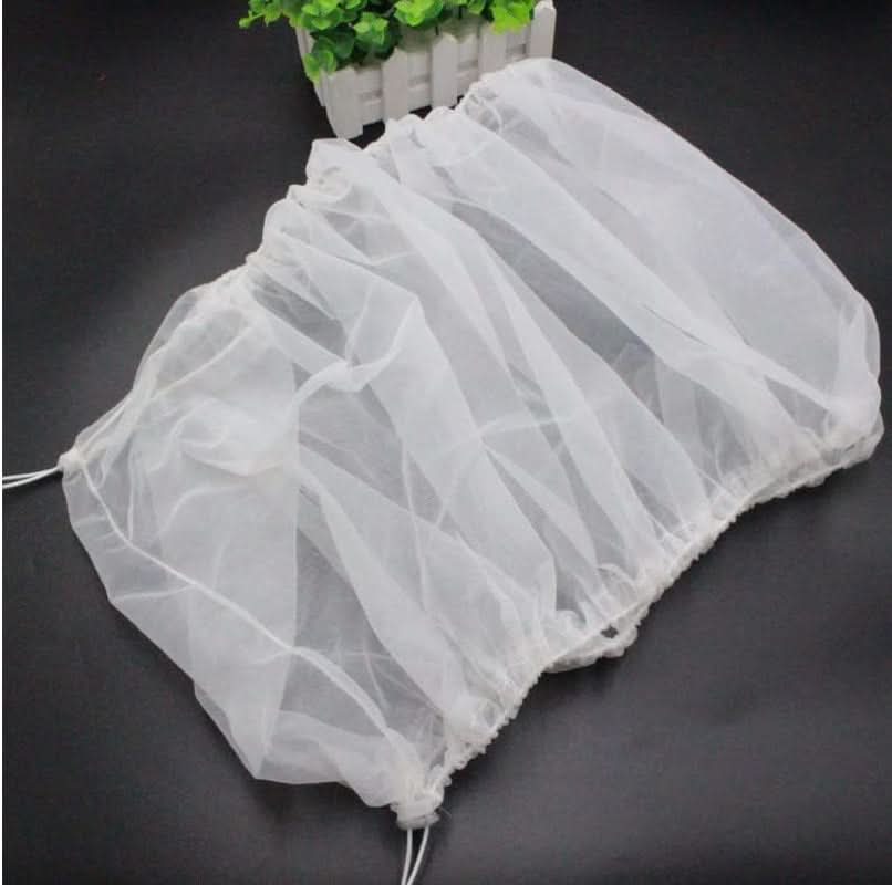 Large Breathable Washable Mesh Bird Cage Cover with Seed Catcher Guard - Available in 4 Colors