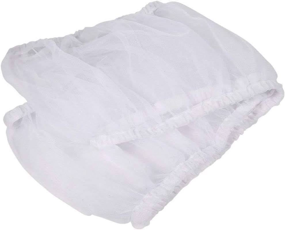Large Breathable Washable Mesh Bird Cage Cover with Seed Catcher Guard - Available in 4 Colors