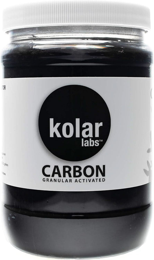 Crystal Cal Activated Carbon - Premium Activated Charcoal for Aquariums and Fish Tanks, Large Jar