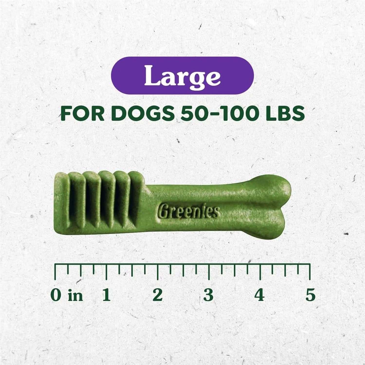 Original Large Dental Dog Treats, 54 oz. (34 Count)