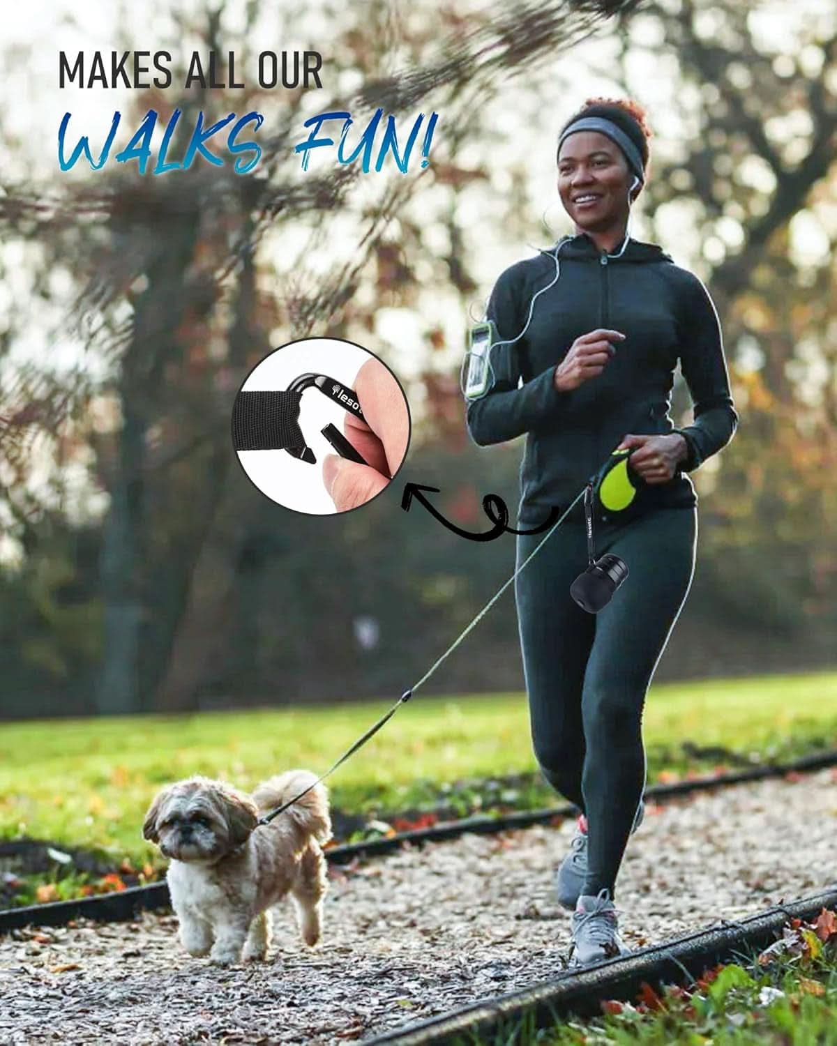 Portable Dog Water Bottle with Bowl - Leak-Proof Travel Dispenser for Outdoor Activities