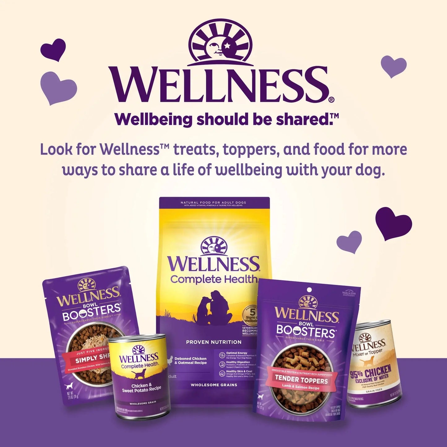(4 Pack) by Wellness Classic Savory Mix Baked Biscuit Treats for Dogs, Mini 16 Ounce Bag
