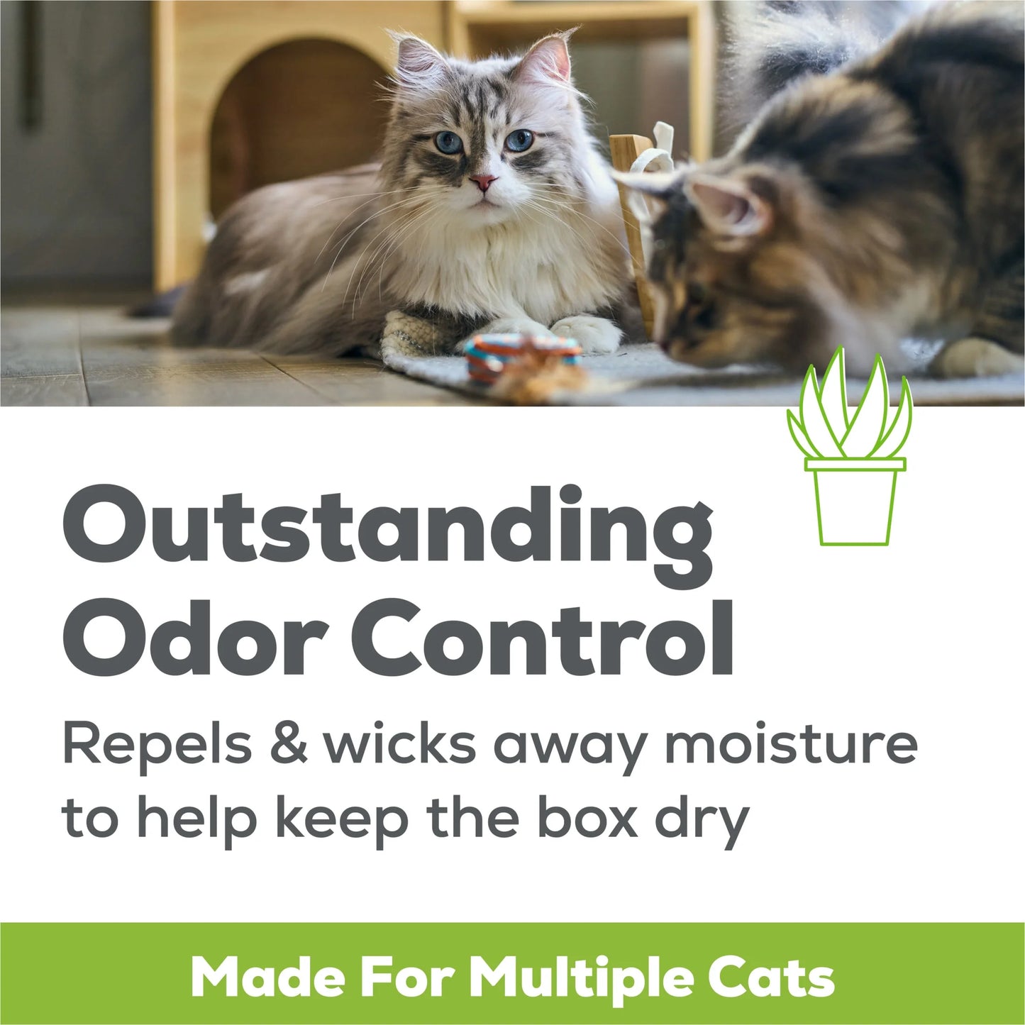 (4 Pack) Tidy Cats Breeze Non Clumping Cat Litter Pellets, Low Dust, Odor Control, 7 Lb. Pouch