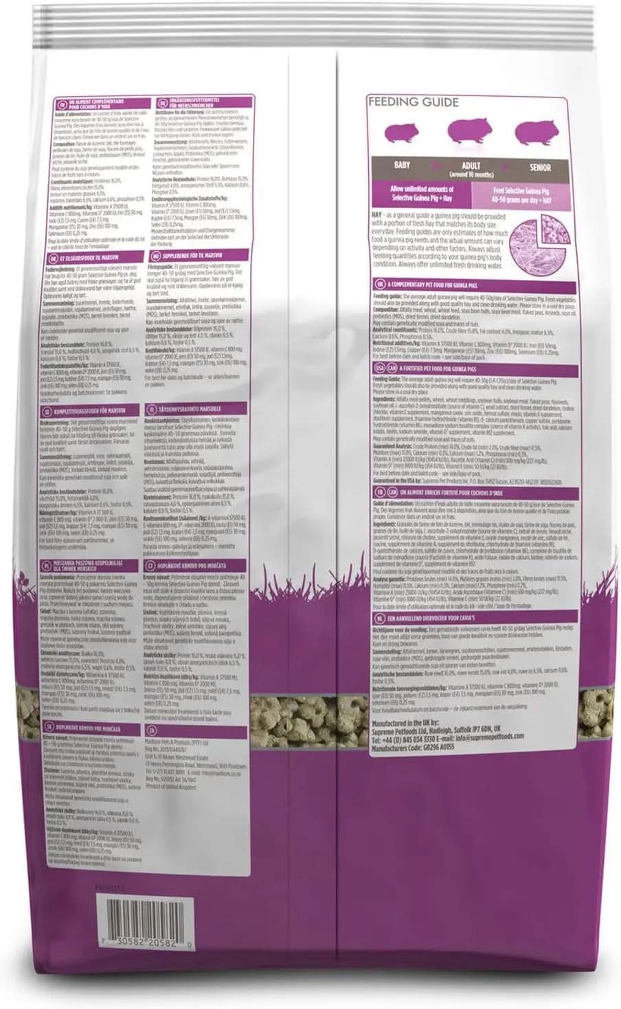 Supreme Science Selective Guinea Pig Food - 4 lbs