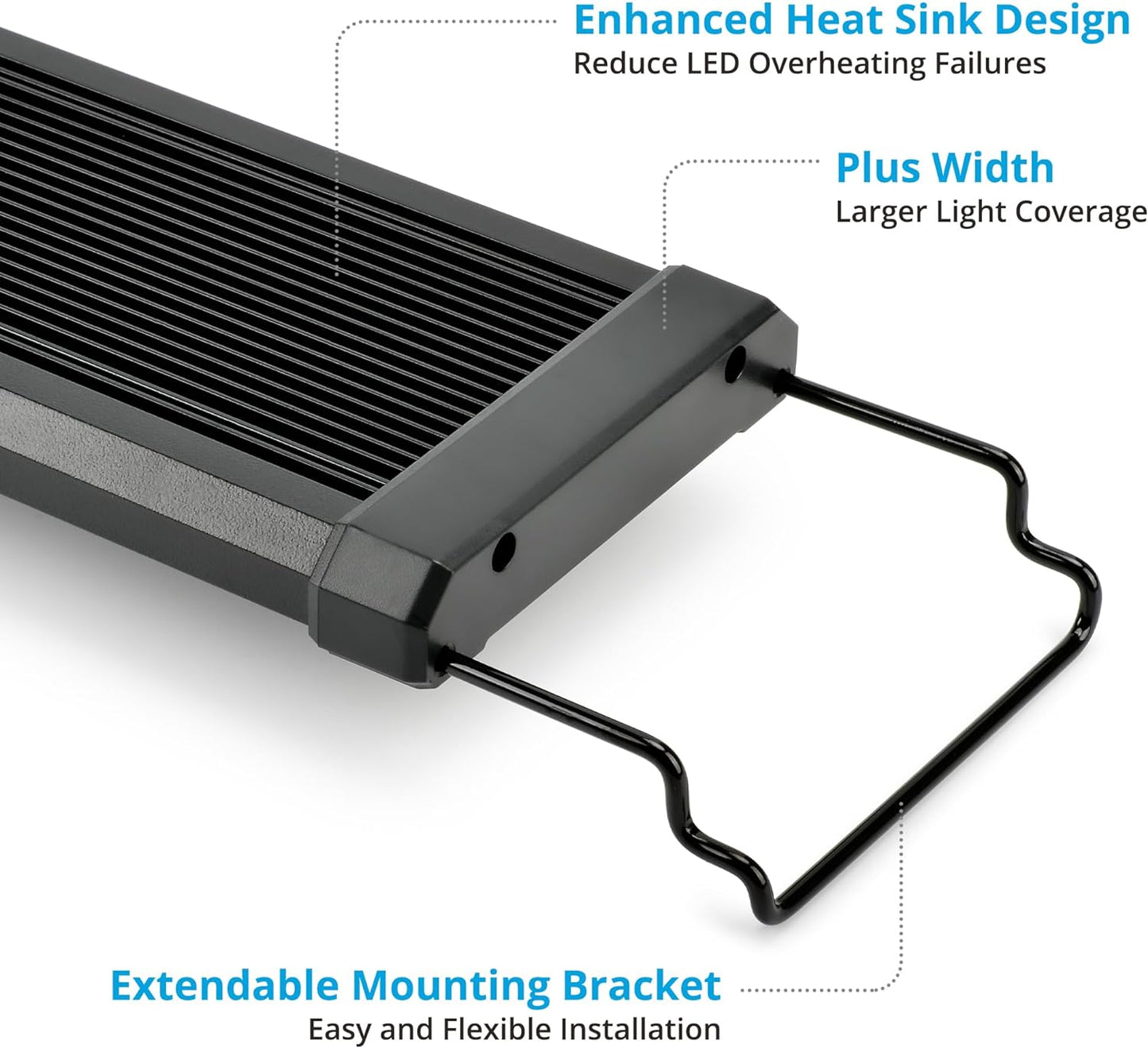ClassicLED Plus Aquarium Light with Timer, 32 Watts, Suitable for 48 to 54 Inch Tanks, Daylight and Moonlight Cycle
