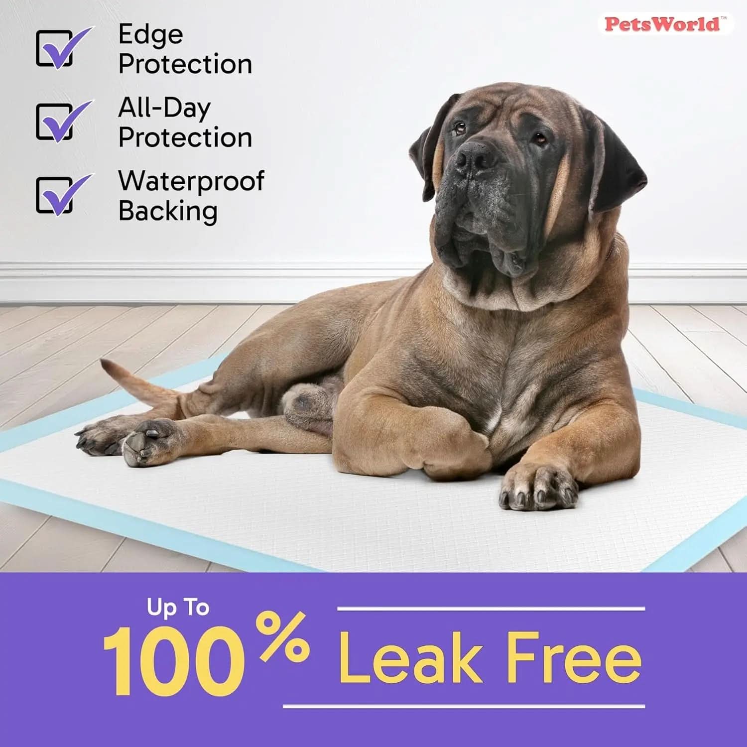 2XL Ultra-Absorbent Puppy Pads, 28" x 44", 50 Count - Leak-Proof Dog Potty Training Solutions