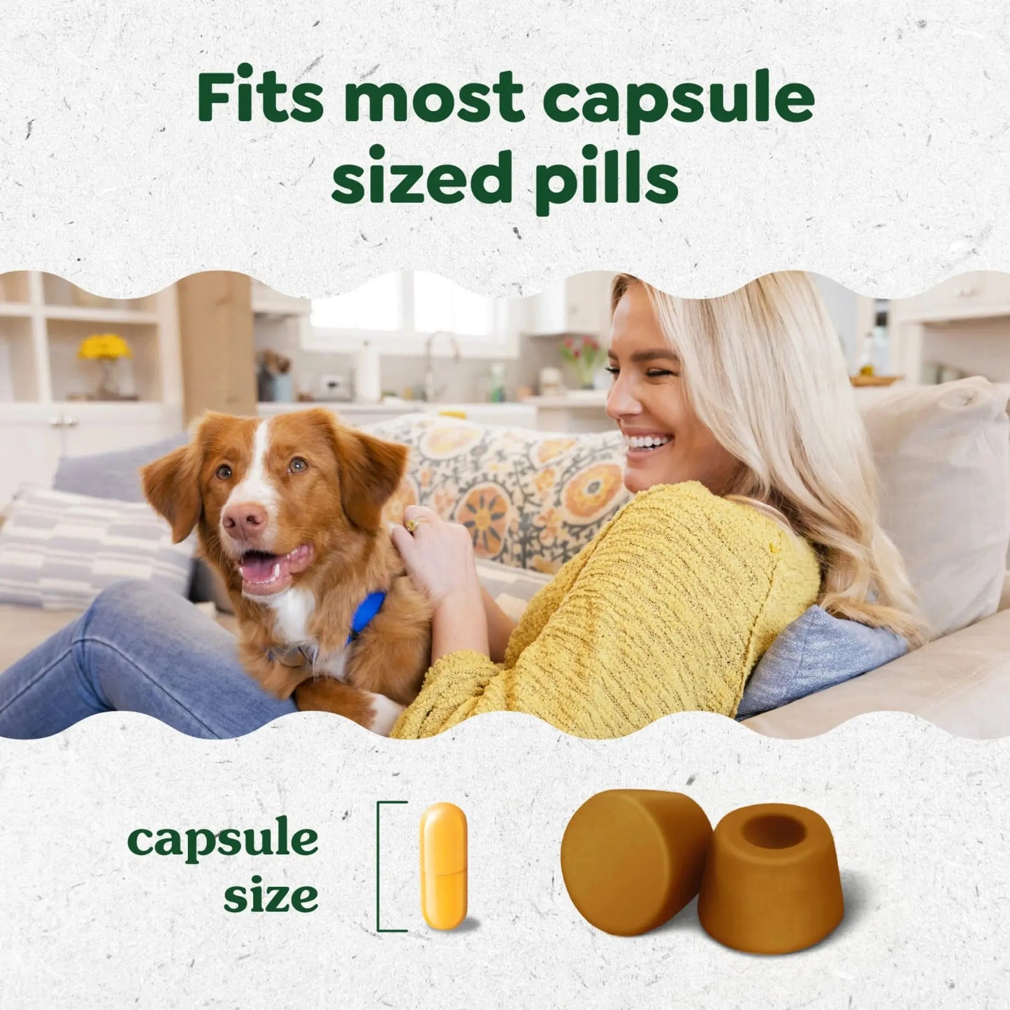 Pill Pockets for Dogs Peanut Butter Large, Capsule Size Soft Dog Treats, 15.8 Oz, (60 Pk)