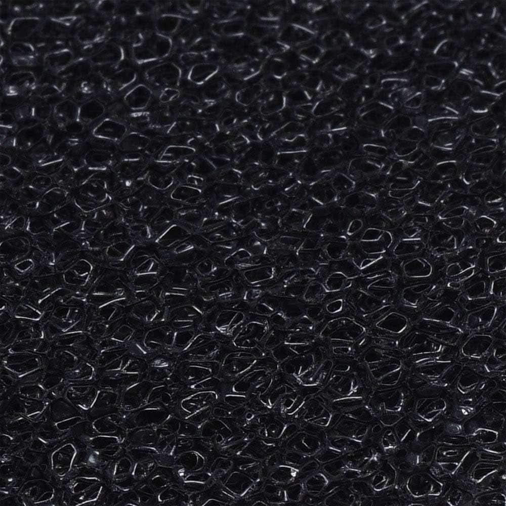 Bio Sponge Filter Media Pads, Customizable Foam Sponges for Aquarium Fish Tanks (9" x 9" x 1", 2 Pack)