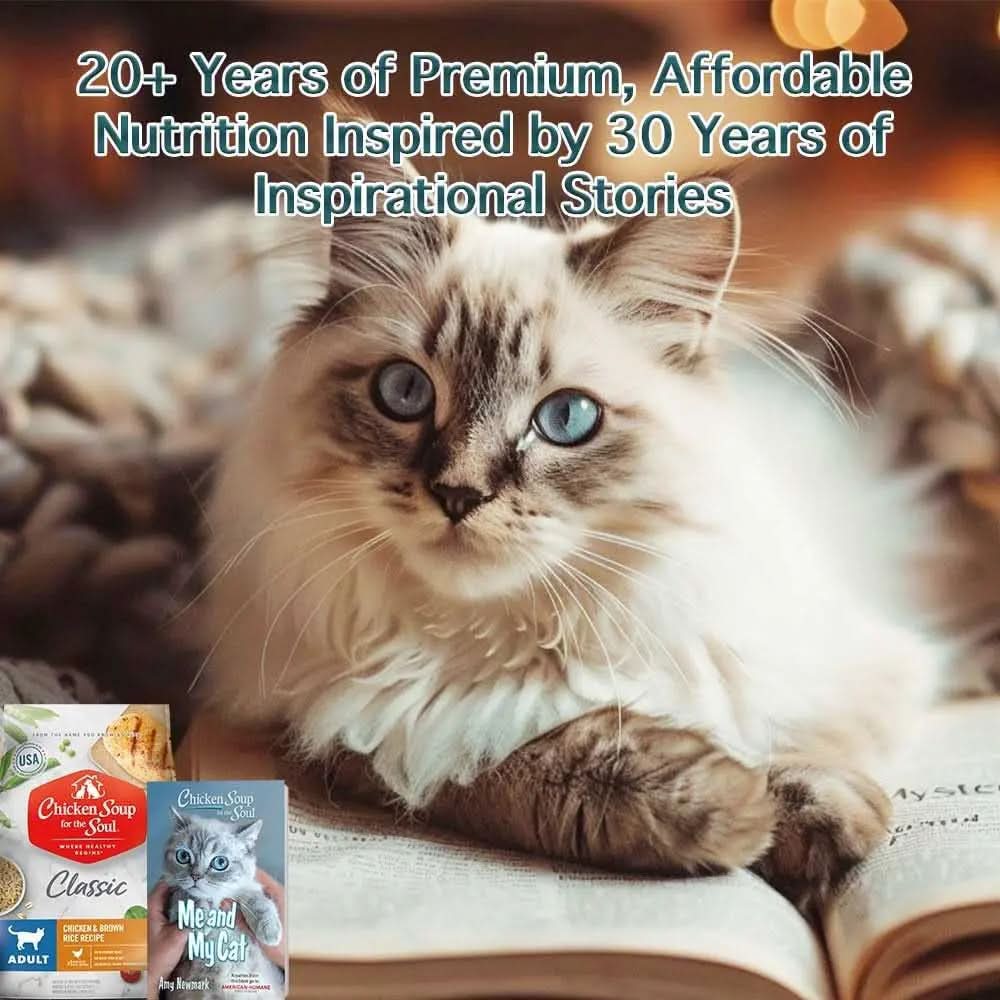 All-Natural Premium Adult Dry Cat Food with Real Meat as the First Ingredient, No By-Products, Supports Heart, Gut, and Immune Health, Chicken & Brown Rice, 4.5 lb