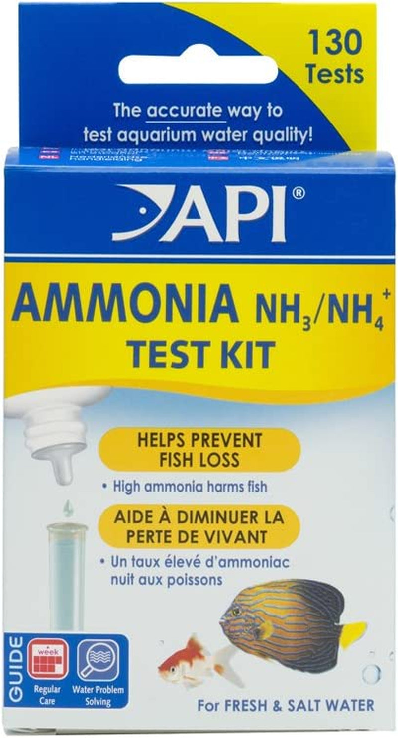 Ammonia 130-Test Kit for Freshwater and Saltwater Aquariums
