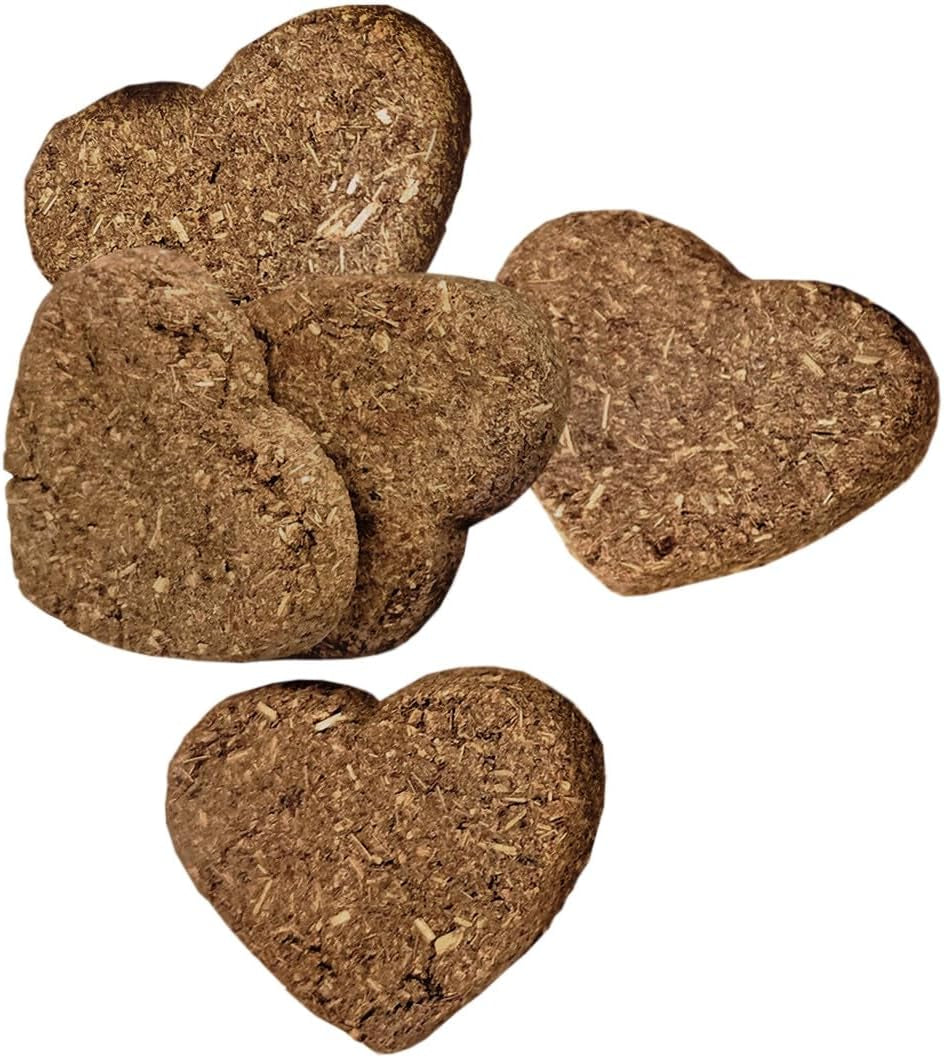 Animal Health Organic Barley Biscuit Treats for Guinea Pigs and Rabbits - Carrot and Apple Flavor, 2.65 Oz Bag