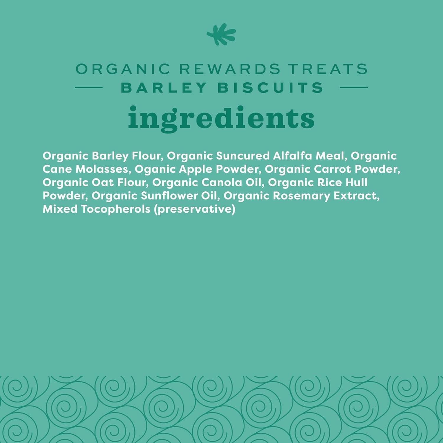 Animal Health Organic Barley Biscuit Treats for Guinea Pigs and Rabbits - Carrot and Apple Flavor, 2.65 Oz Bag