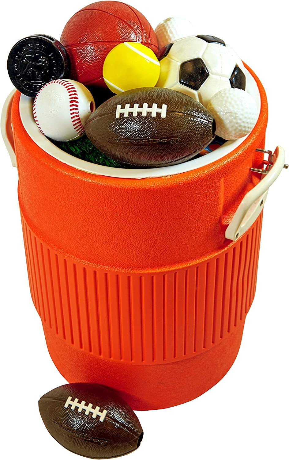 Planet Dog Basketball - Durable Treat-Dispensing Dog Ball, Interactive Fetch Toy, Orbee-Tuff Material, Mint Scented, BPA-Free, Suitable for Indoor and Outdoor Play, Brown
