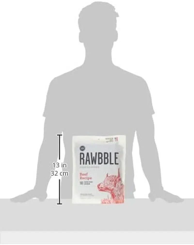 Rawbble Freeze-Dried Dog Food, Beef Recipe, 12 Oz - 98% Meat and Organs, No Fillers - Convenient Raw Dog Food for Meals, Treats, or Food Toppers - Made in the USA in Small Batches