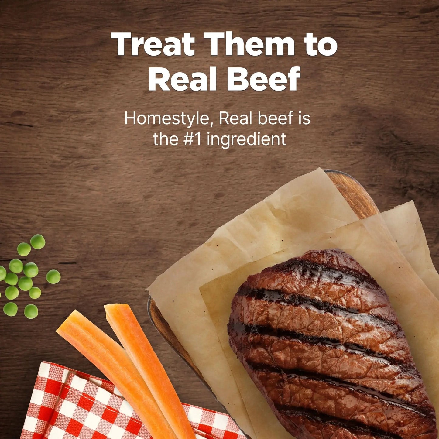 Nudges Homestyle Natural Dog Treats Made with Real Beef, 16-Oz. Bag