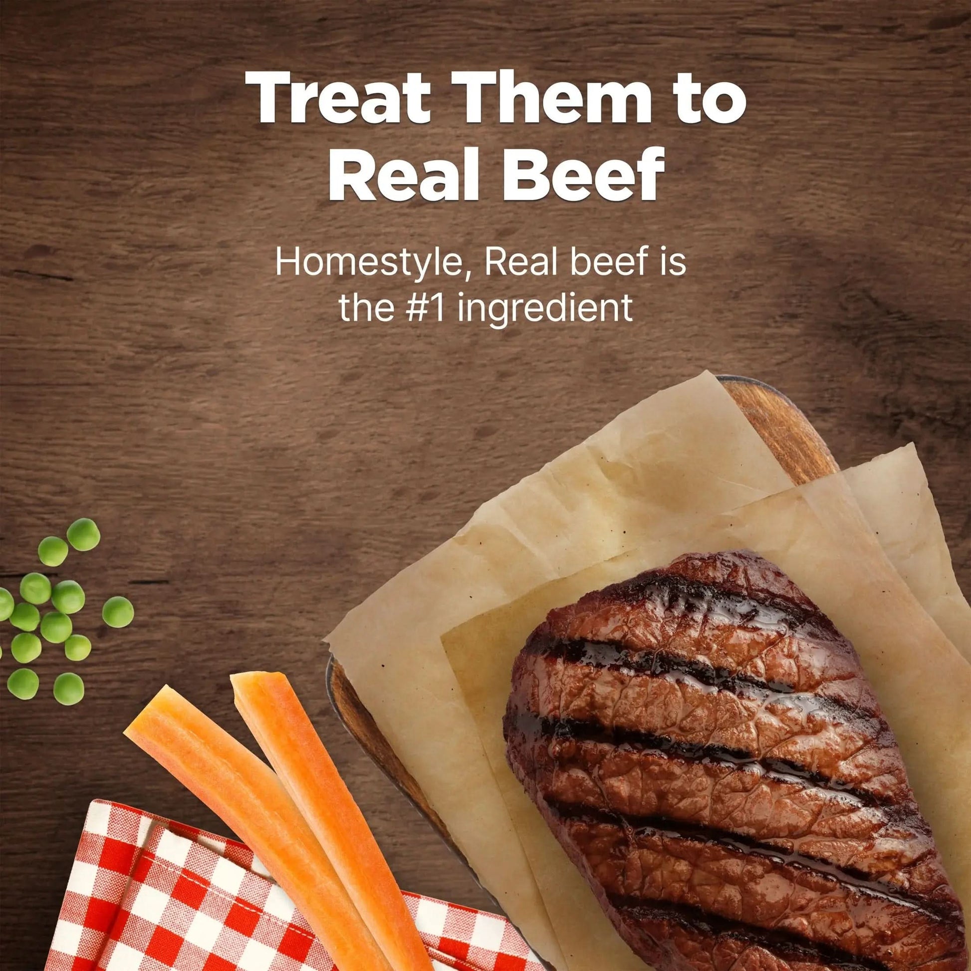 Nudges Homestyle Natural Dog Treats Made with Real Beef, 16-Oz. Bag