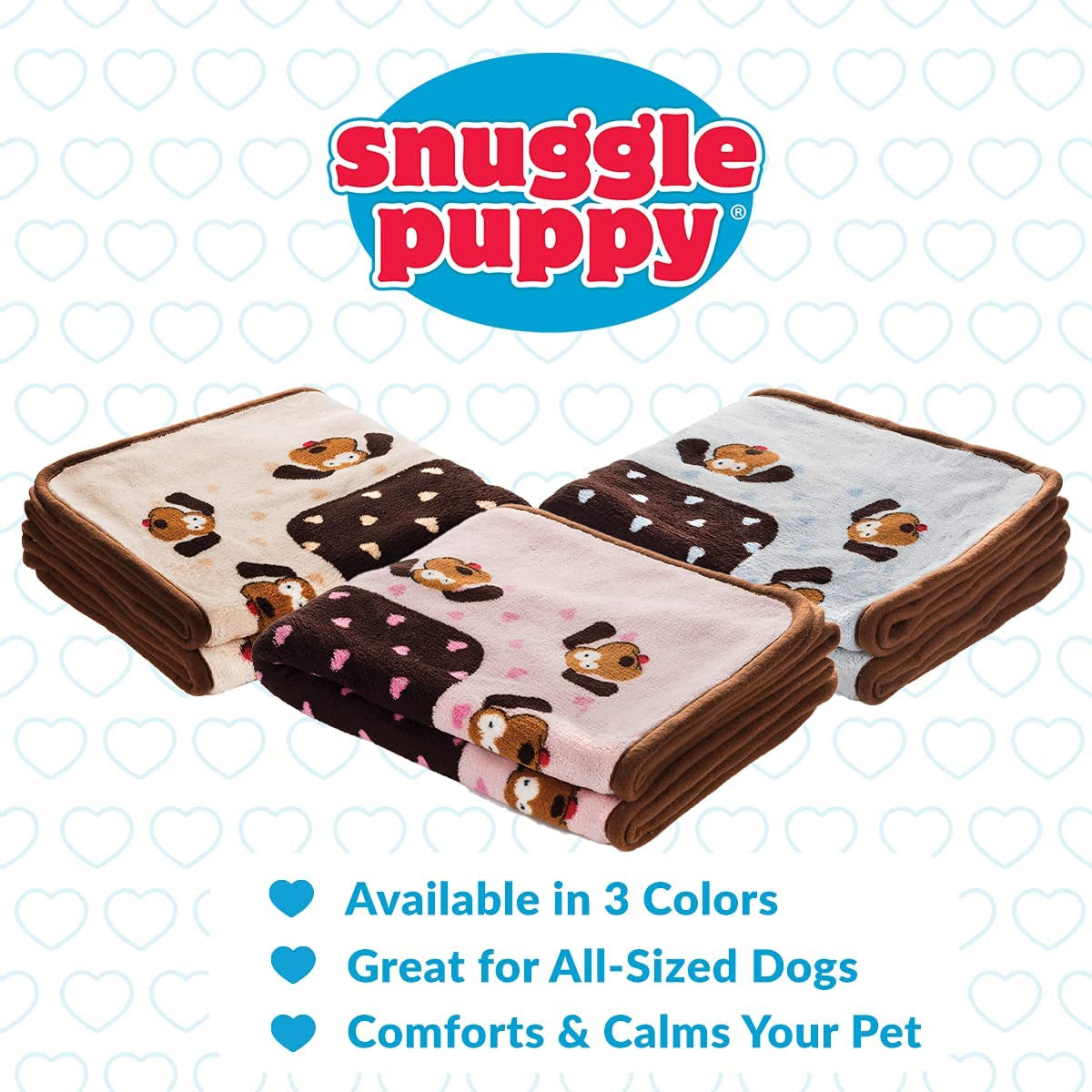 Cozy Blue Pet Blanket - Machine Washable Blanket for Small Dogs