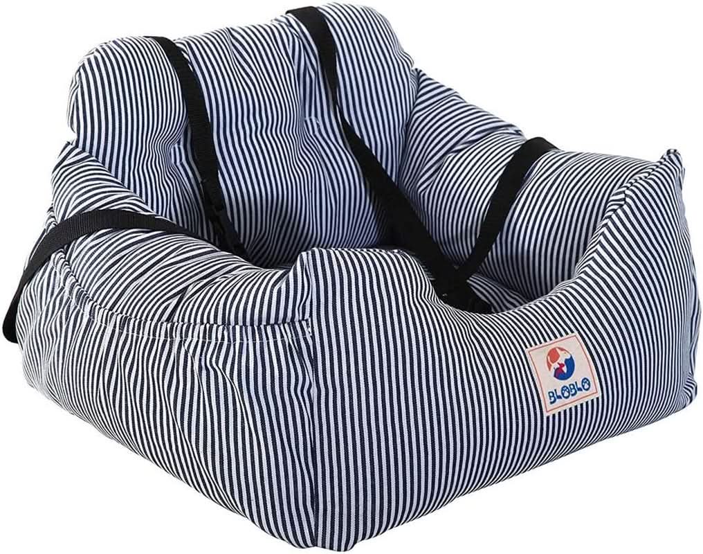 Pet Booster Seat for Dogs - Travel Safety Car Bed with Storage Pocket