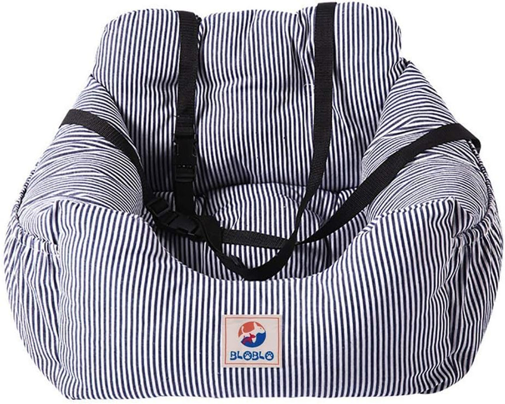 Pet Booster Seat for Dogs - Travel Safety Car Bed with Storage Pocket