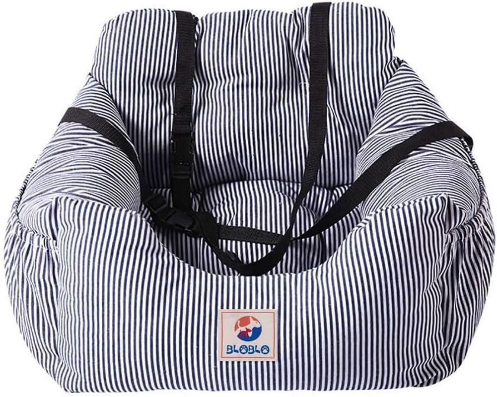 Pet Booster Seat for Dogs - Travel Safety Car Bed with Storage Pocket