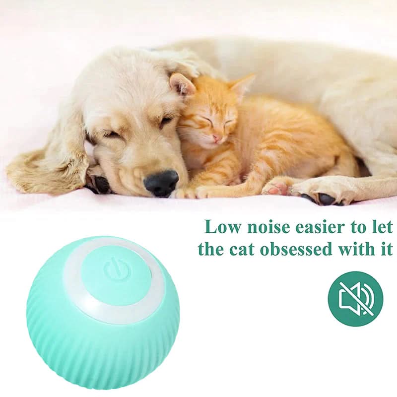 Smart Electric Dog and Cat Toy: Automatic Rolling Ball for Small Pets - Engaging Self-Moving Play Accessory