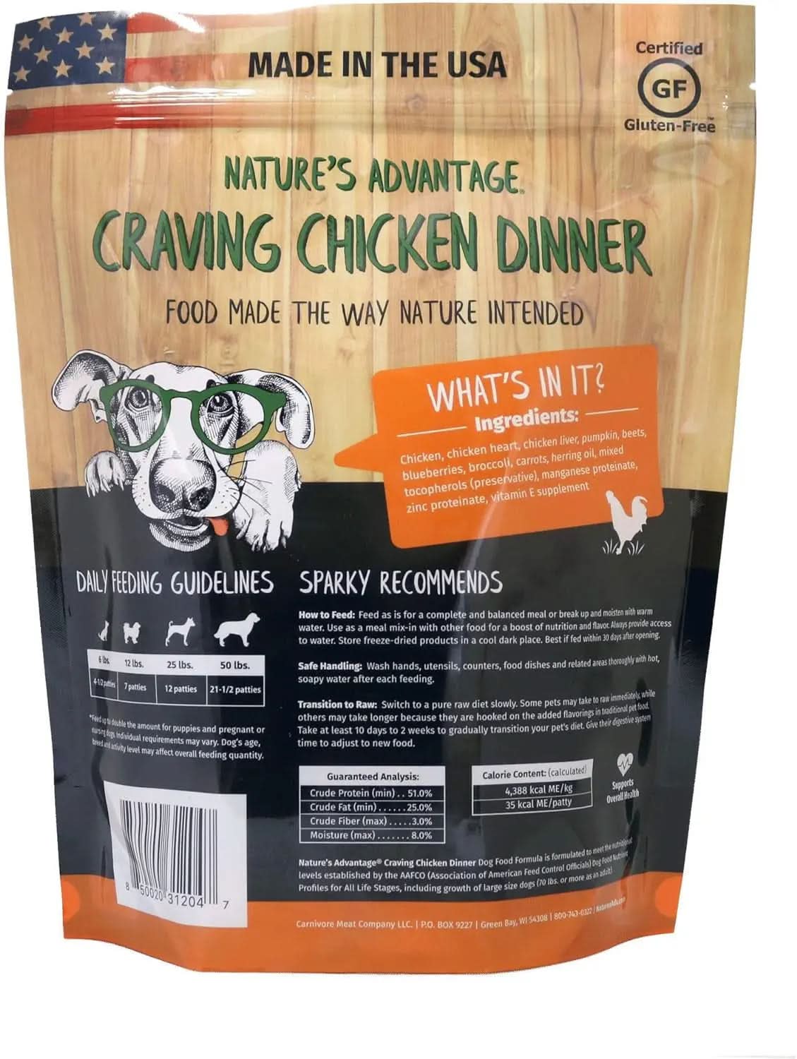 Chicken Dinner Dog Food, 14 Oz