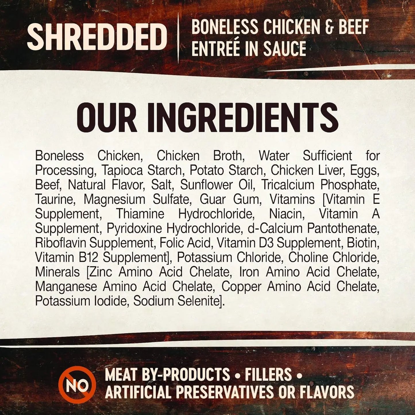 CORE Signature Selects Shredded Adult Wet Cat Food, Natural Protein-Rich Grain-Free, 2.8 Ounce, 12-Pack (Chicken & Beef Entrée)