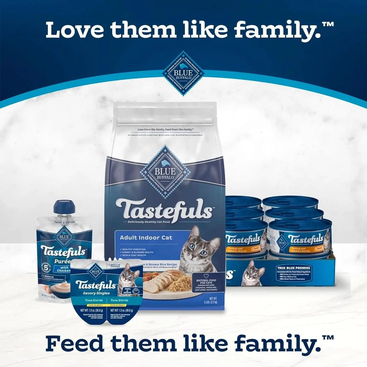 Tastefuls Natural Dry Cat Food for Adults, Chicken and Brown Rice Recipe, 15 lb Bag