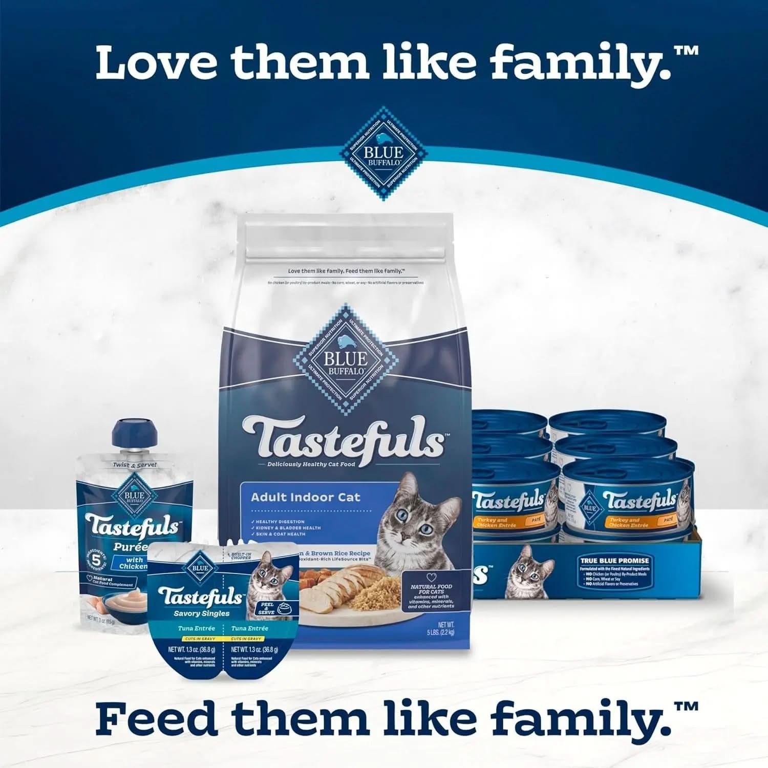 Tastefuls Natural Dry Cat Food for Adults, Chicken and Brown Rice Recipe, 15 lb Bag