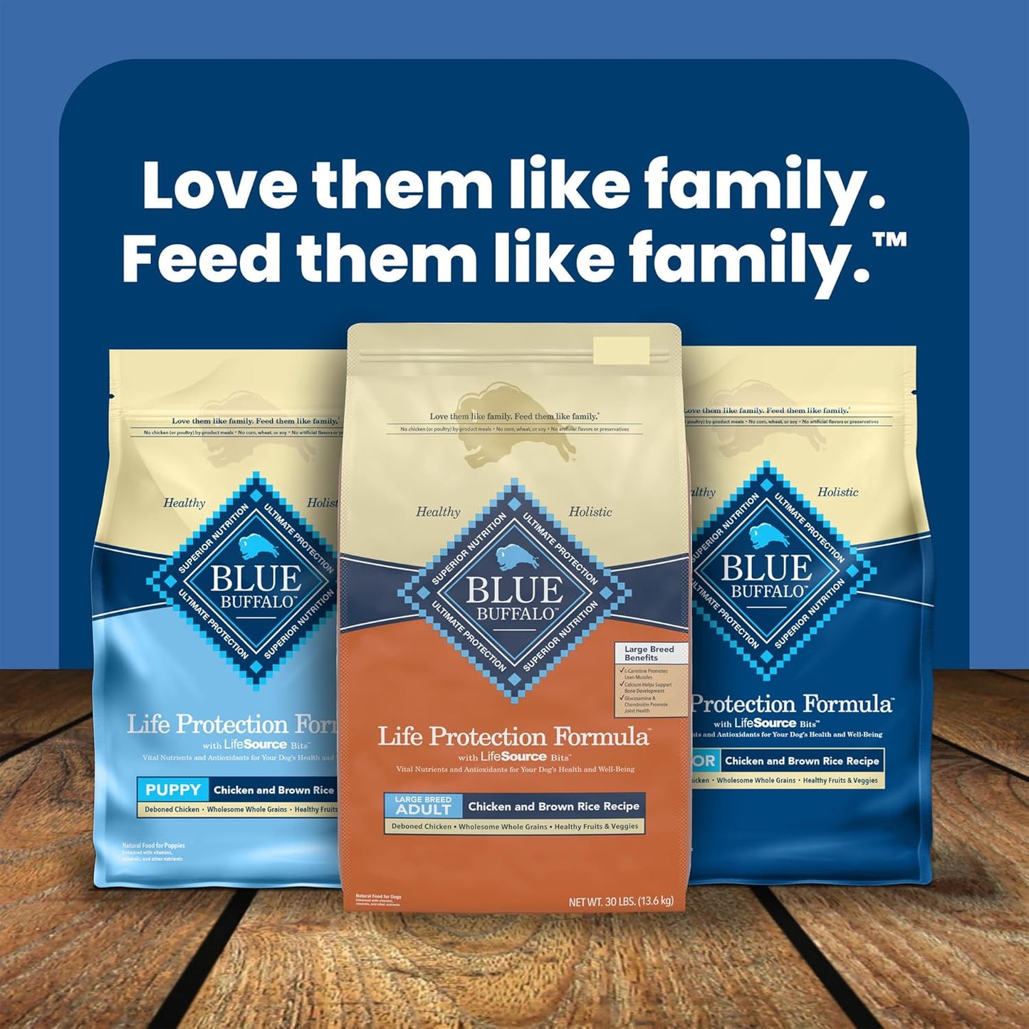 Life Protection Formula Large Breed Adult Dry Dog Food with Chicken & Brown Rice, 30 lb Bag - Supports Joint Health and Lean Muscle Development with Natural Ingredients