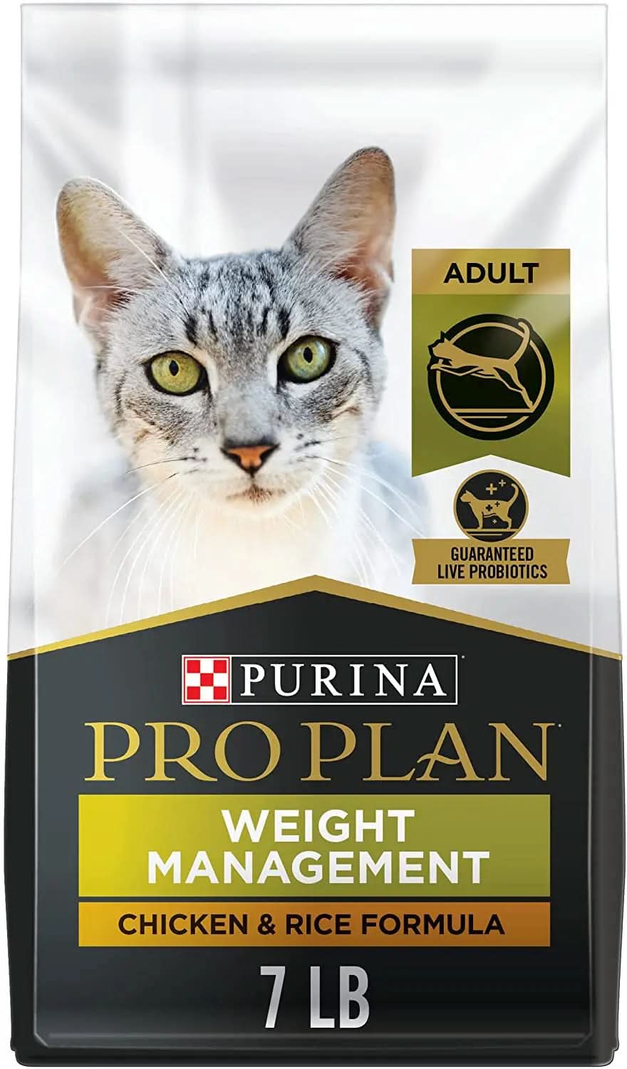 Weight Control Dry Cat Food with Chicken and Rice - 7 lb Bag