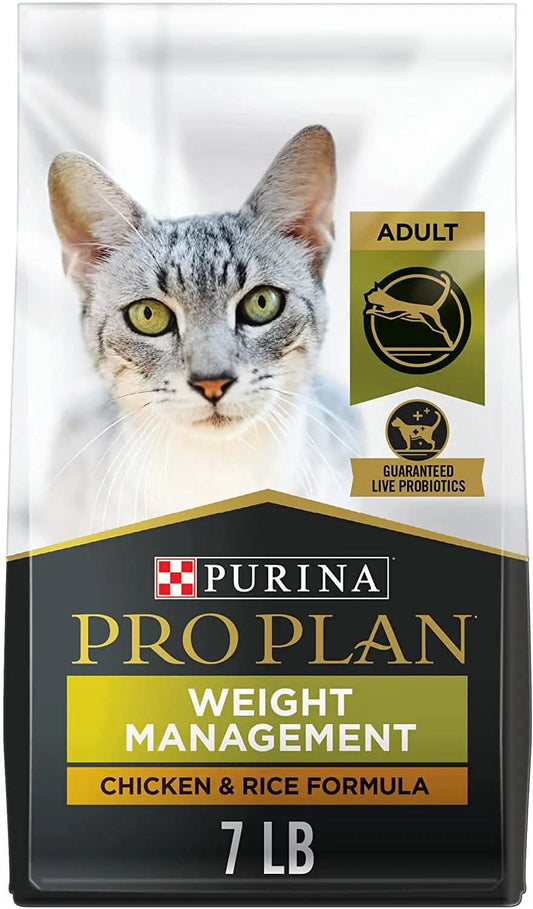 Weight Control Dry Cat Food with Chicken and Rice - 7 lb Bag
