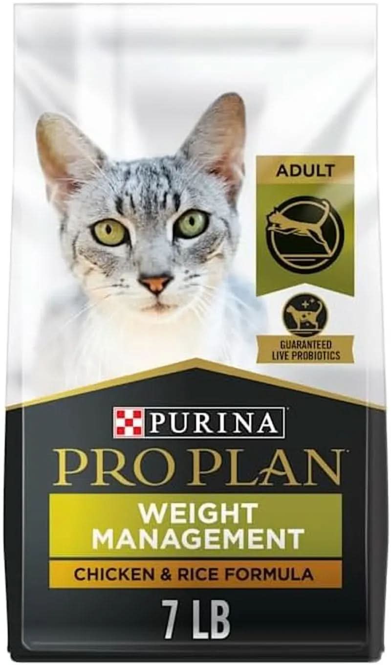 Weight Control Dry Cat Food with Chicken and Rice - 7 lb Bag