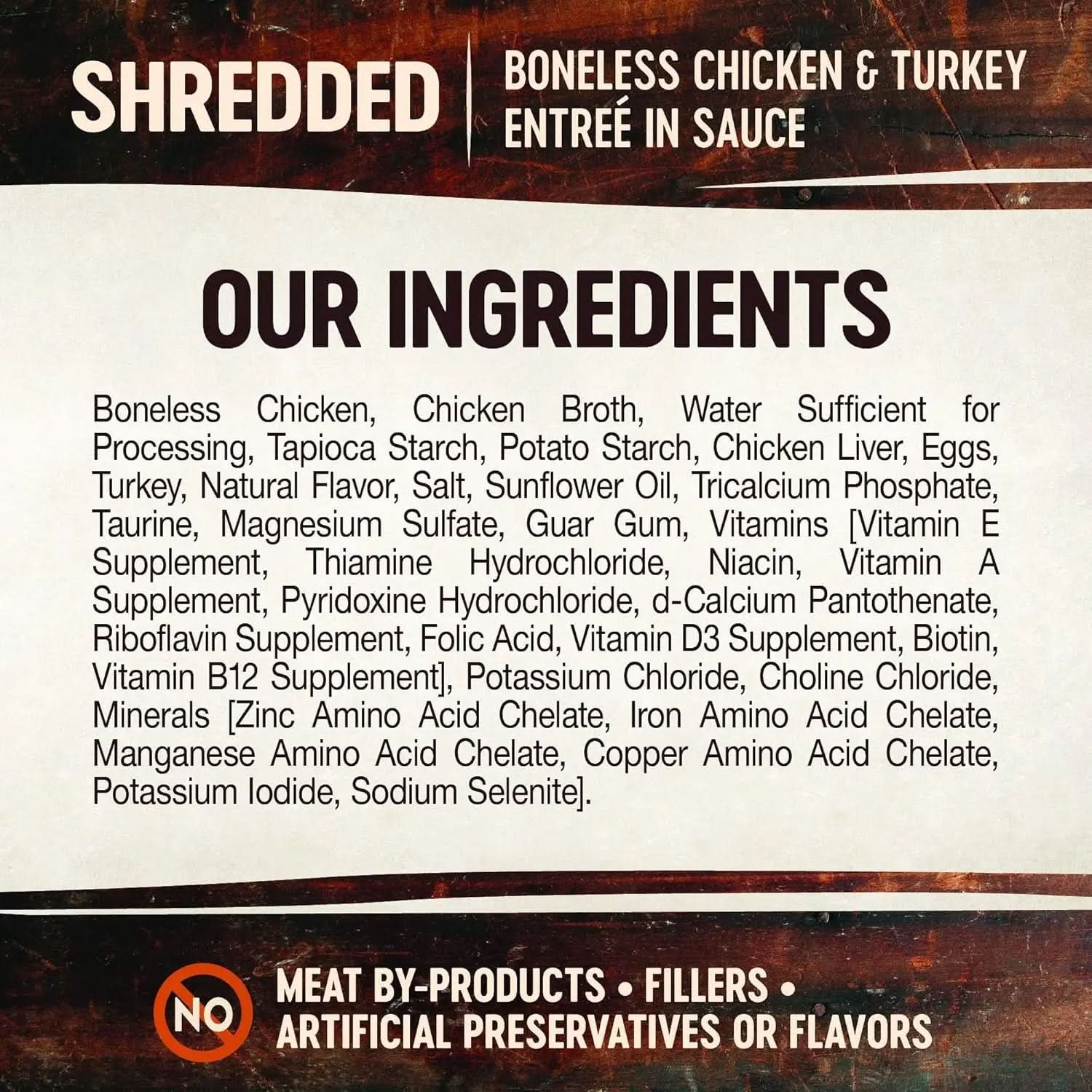 CORE Signature Selects Shredded Adult Wet Cat Food, Natural Protein-Rich Grain-Free, 2.8 Ounce, 12 Pack (Chicken & Turkey)