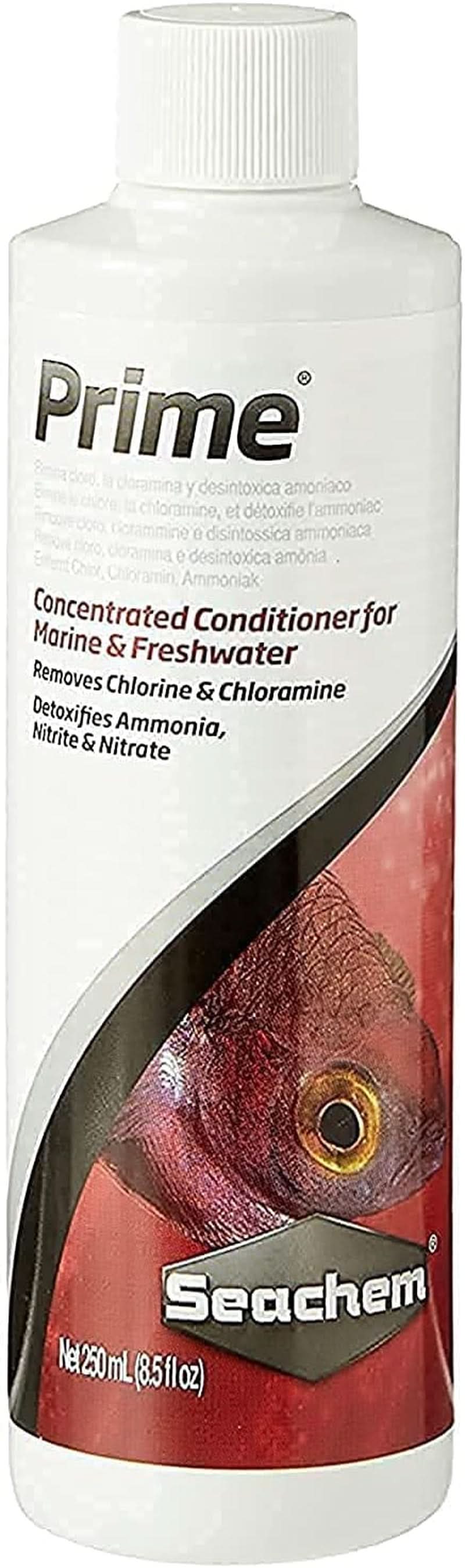 Prime Freshwater and Saltwater Conditioner - Chemical Remover and Detoxifier, 250 mL