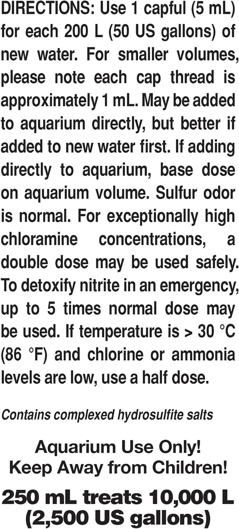 Prime Freshwater and Saltwater Conditioner - Chemical Remover and Detoxifier, 250 mL