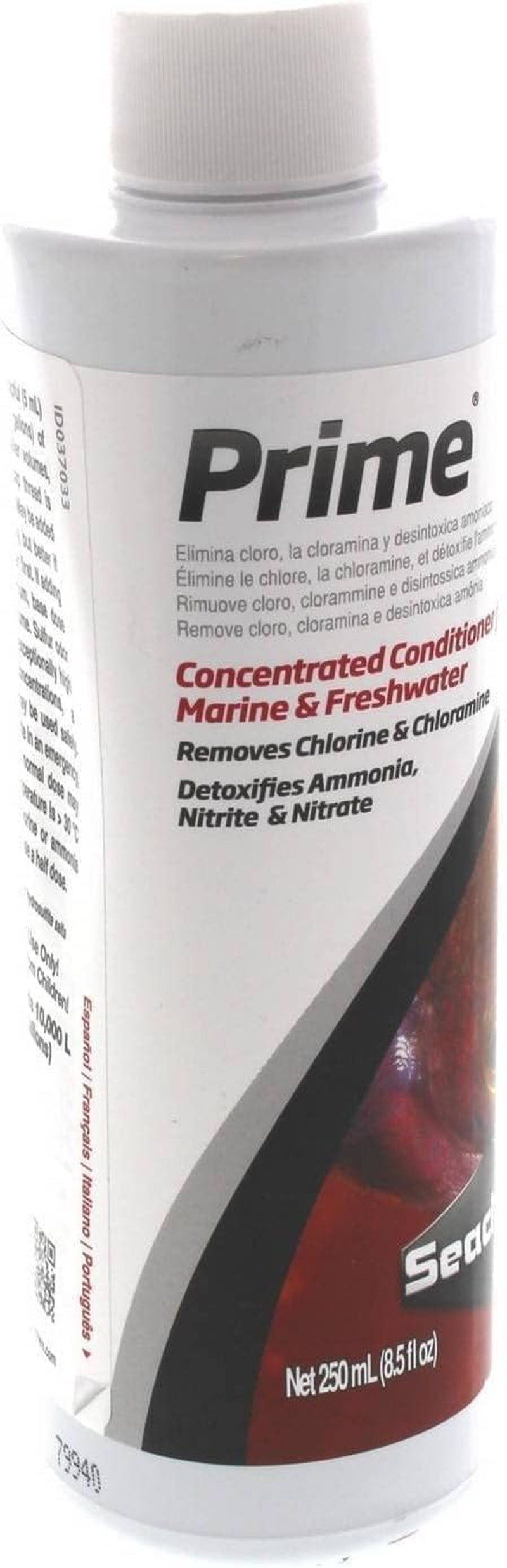 Prime Freshwater and Saltwater Conditioner - Chemical Remover and Detoxifier, 250 mL