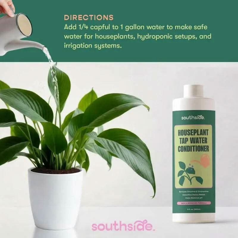 All-In-One Tap Water Conditioner for Houseplants, Hydroponics & Aquariums - Remove Chlorine, Chloramines & Heavy Metals, Improve Ph, 8 Oz