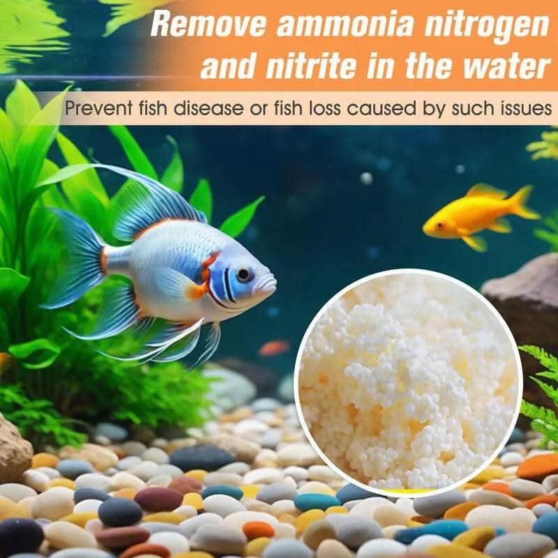 Aquarium Filter Media, Organic Filtration Resin, for Freshwater and Saltwater Fish Tank, Removal Driftwood Tannins Yellow Water 300 Ml 2 Packs