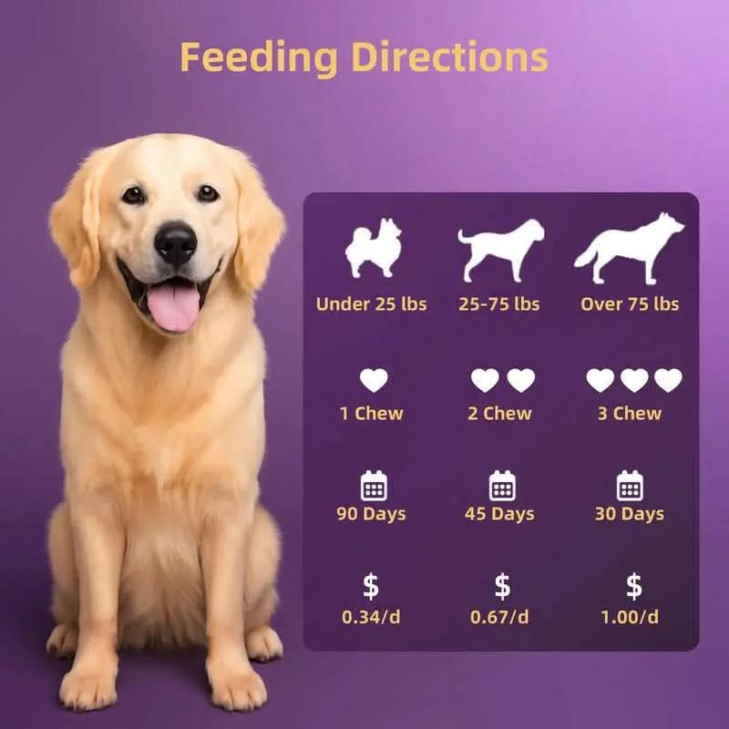 Hapwag Probiotic Soft Chews for Dogs – Digestive Health & Allergy Relief Dog Treats